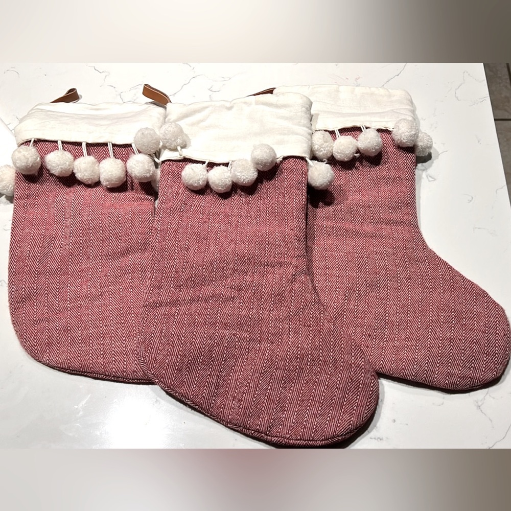 Hearth and Hand Red and White Stockings